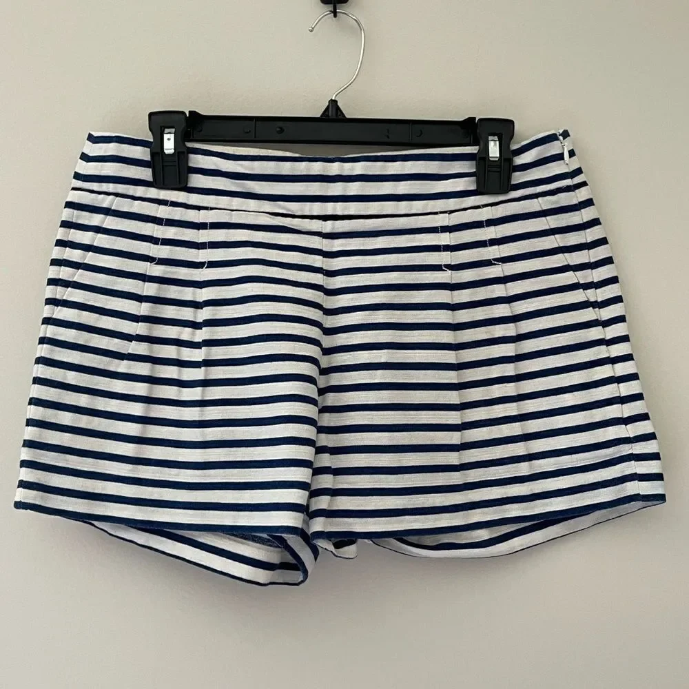 J Crew stripped Shorts - Picture 1 of 7